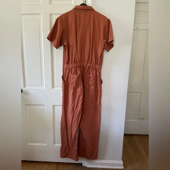 Big Bud Press - Short Sleeve Jumpsuit - Size XL - Clay Red - Picture 4 of 5